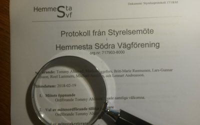 Protokoll 1718-05 finns nu på hemsidan