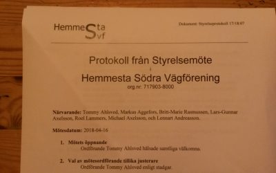 Protokoll 1718-07 finns nu på hemsidan