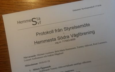 Protokoll 1718-06 finns nu på hemsidan