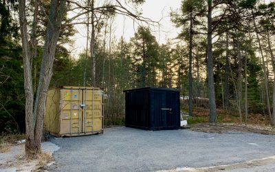 Containrar på Centrumvägen